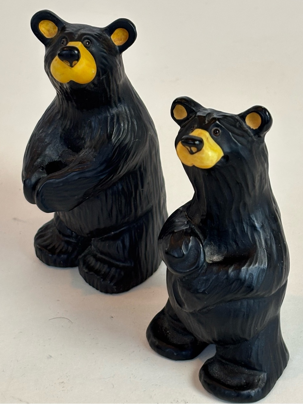 Bearfoots “Boyd” & “Baby” Black Bear Figurine Set by Jeff Fleming Big Sky